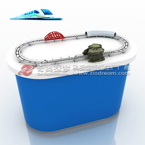 磁悬浮列车 中型科普展品 科技馆设备-湖北奇奥探梦科教设备